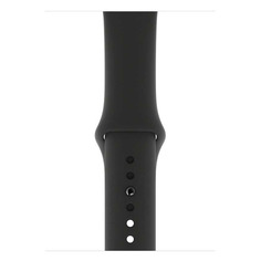 Ремешок Apple Sport Band для Apple Watch Series 3/4/5/6/SE черный (MTPL2ZM/A) 44мм