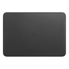 Чехол для ноутбука 16" APPLE Leather Sleeve, черный, MacBook Pro 16 [mwva2zm/a]