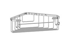 Полочка-решётка угловая с крючками Ryna Hoff