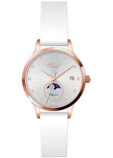 Швейцарские наручные женские часы Atlantic 29040.44.27L. Коллекция Elegance
