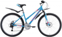 Горный велосипед Stark Luna 26.1 D 14,5"/2020, голубой/розовый/серебристый (H000016386)