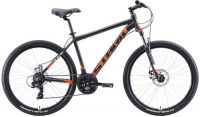 Горный велосипед Stark Indy 26.2 D 20"/2020, черный/оранжевый/белый (H000016294)