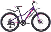 Велосипед подростковый Stark Bliss 24.1 D 2020, фиолетовый/розовый/белый (H000016486)