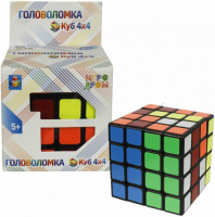 Детский игровой набор 1toy Т14219 Головоломка Куб 4х4 6см