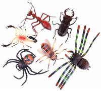 Детский игровой набор 1toy Т50525 В мире животных насекомые (6шт)