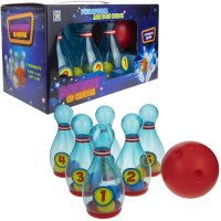 Детский игровой набор 1toy Т17325 боулинг светящиеся Кегли 6 шт шар