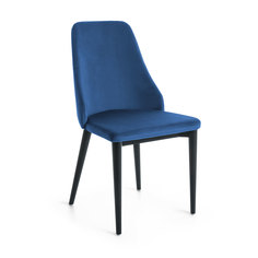 Стул roxie (la forma) синий 40x89x56 см.