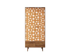 Шкаф двухстворчатый berber (etg-home) оранжевый 90.0x200.0x50.0 см.