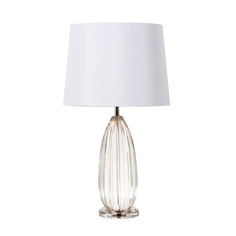 Настольная лампа (delight collection) серебристый 35x62x35 см.