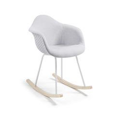 Кресло-качалка kenna (la forma) серый 44x79x71 см.