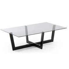 Журнальный столик plum (la forma) черный 120x38x70 см.