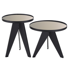 Набор кофейных столиков carrero (2 шт.) (bergenson bjorn) черный 40.0x51.0x40.0 см.