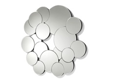 Круглое зеркало aniles (la forma) серебристый