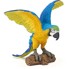 Игровая фигурка PaPo Голубой попугай Ара