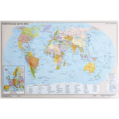 Настольный коврик-подкладка для письма с картой мира ДПС