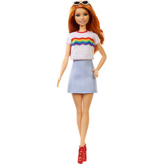 Кукла Barbie "Игра с модой" Радужный восторг Mattel