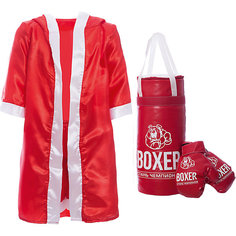 Игровой набор для бокса "Боксер №3", в подарочной упаковке, 50 см Лидер