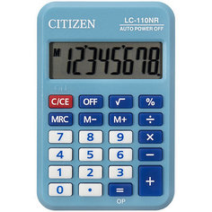 Калькулятор карманный Citizen LC-110NR-BL
