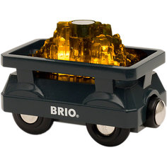 Игровой набор Brio "Вагончик с светящимся грузом золота"