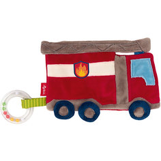 Мягкая игрушка Sigikid, шуршащий комфортер Пожарная Машина, коллекция Классик, 18 см