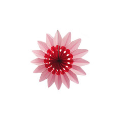 Бумажное украшение Патибум "Цветок" 50 см, розовый