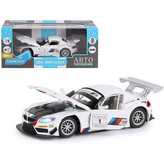 Машинка Автопанорама BMW Z4 GT3, 1:24