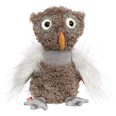 Мягкая игрушка Sigikid Сова, коллекция Лоскутки, 28 см