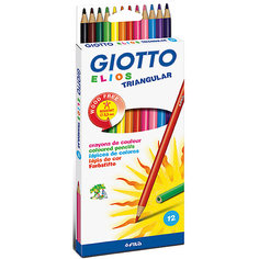 Полимерные цветные карандаши, 12 шт. Giotto