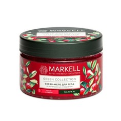 Markell, Скраб-желе для тела Green Collection, сахар и клюква, 250 мл