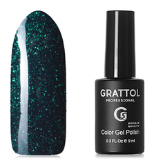 Grattol, Гель-лак Luxury stones, Emerald №01