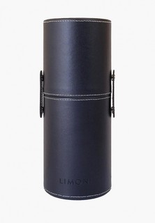 Контейнер для хранения Limoni Тубус для кистей и аксесуаров для макияжа черный / Косметичка на молнии / Professional