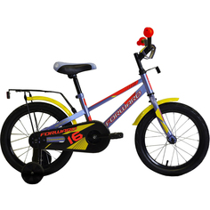 Forward, Велосипед Meteor 18 серо-голубой/желтый