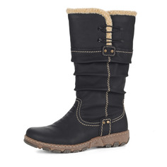 Сапоги Черные сапоги на шерсти Rieker