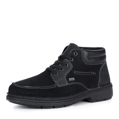 Ботинки Черные комфортные ботинки на меху Rieker