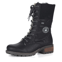 Ботинки Высокие черные ботинки на шнуровке Rieker