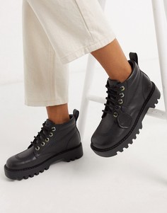 Черные ботинки Kickers Kizziie Hi-Черный цвет