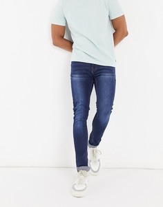 Супероблегающие джинсы Threadbare-Голубой