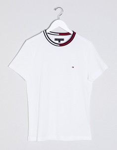 Белая футболка с логотипом-флагом Tommy Hilfiger-Белый