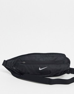 Черная большая сумка-кошелек на пояс Nike Running-Черный