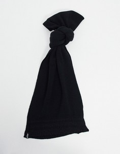 Черный люрексовый шарф Levis