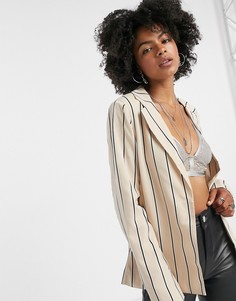 Пиджак в полоску Vila-Многоцветный