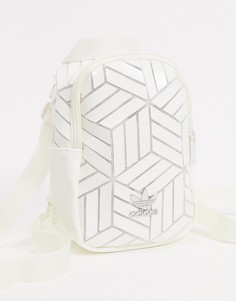 Светлый рюкзак с 3D-отделкой adidas Originals-Белый