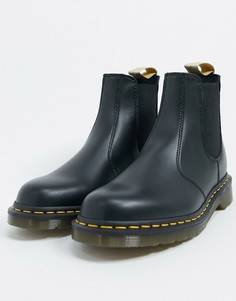 Черные ботинки челси из искусственной кожи Dr Martens-Черный цвет