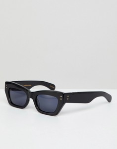 Небольшие черные солнцезащитные очки "кошачий глаз" Pared-Черный