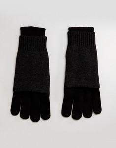Перчатки с добавлением мериносовой шерсти AllSaints-Черный