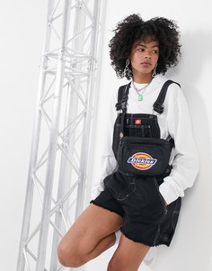 Черный джинсовый комбинезон Dickies