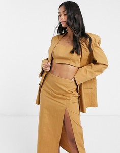 Костюм из 3 предметов в тонкую полоску ASOS DESIGN-Многоцветный