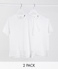 Комплект из 2 белых футболок Burton Menswear-Белый