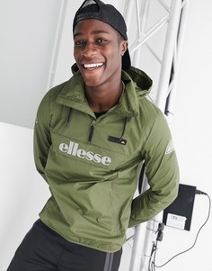 Зеленая куртка без застежки со светоотражающим логотипом ellesse-Зеленый цвет