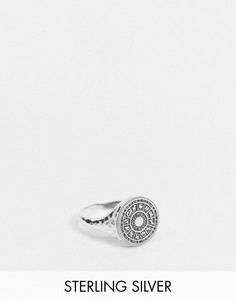 Серебряное кольцо со звездами ASOS DESIGN-Серебристый